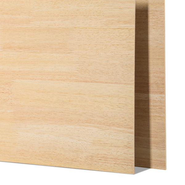 6pcs Rubberwood Spliced Plywood 12 x 12 Unfinished Wood for Laser Cutting Engraving Crafts