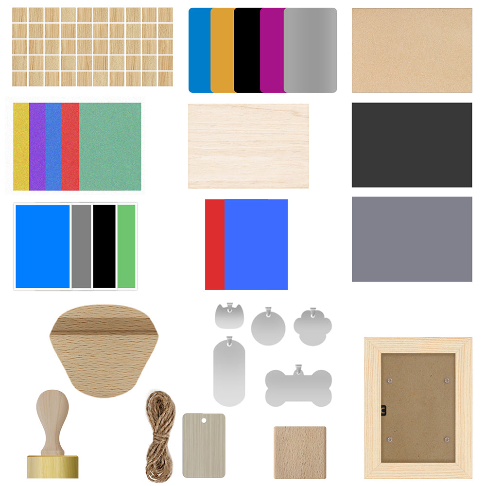 Atomstack Laser Material Packet (195 PCS) - Atomstack EU