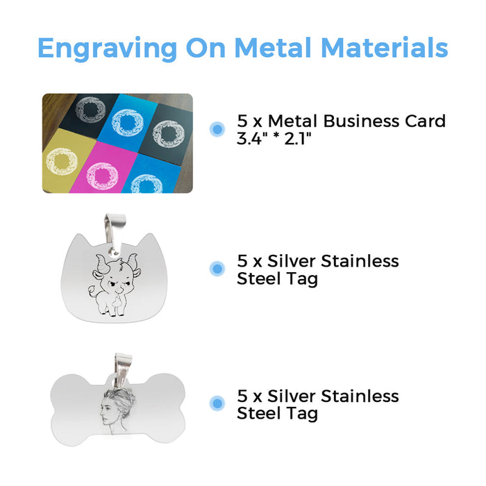 Atomstack Laser Material Package ( 73 PCS) - Atomstack EU