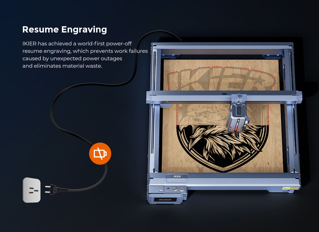 iKier K1 Pro Max: 48W/24W Power Switching Laser Engraving And Cutting Machine - Atomstack EU