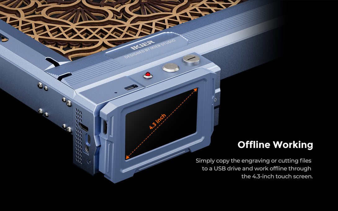 iKier K1 Pro Max: 48W/24W Power Switching Laser Engraving And Cutting Machine - Atomstack EU