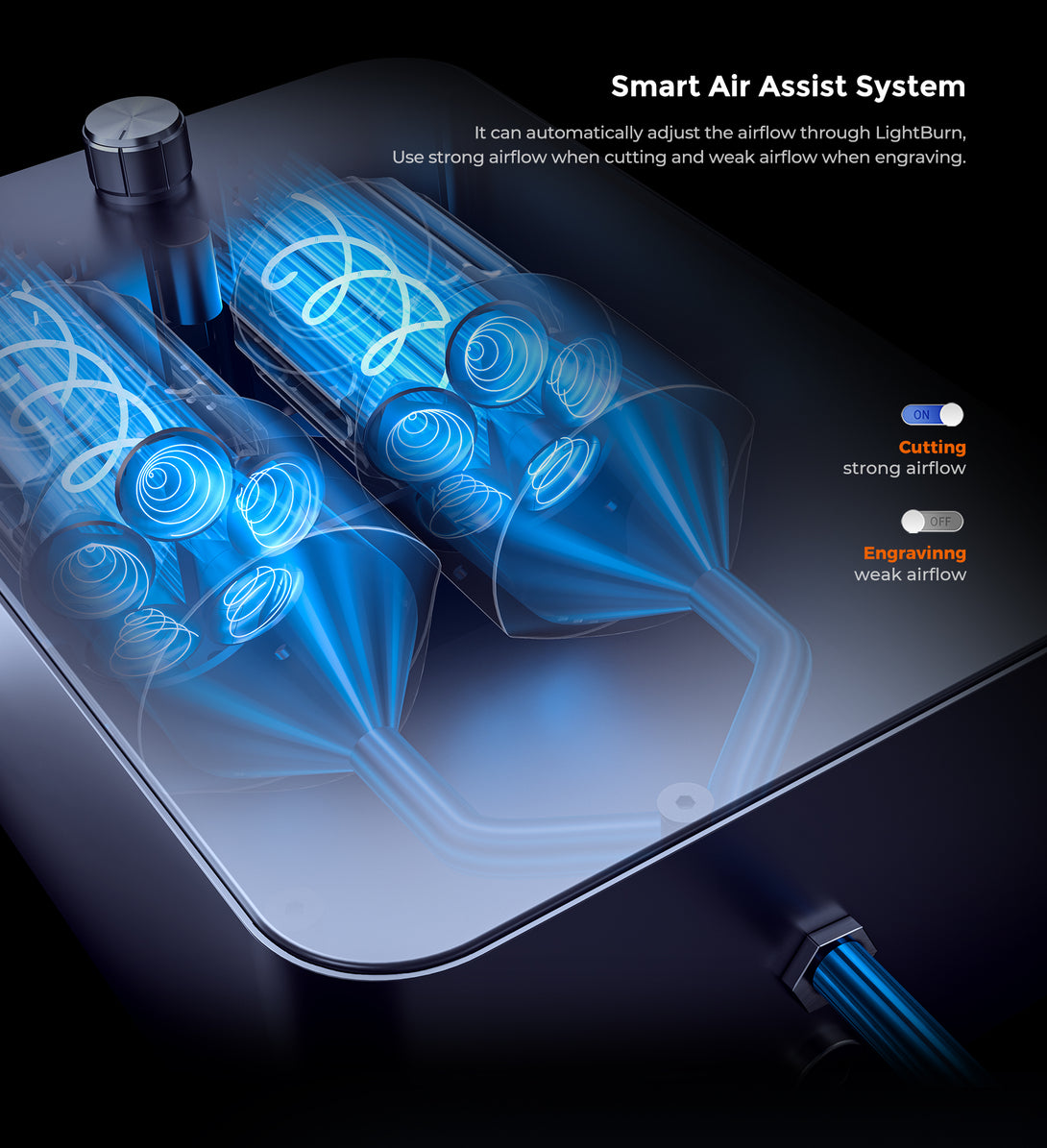 iKier K1 Pro Max: 48W/24W Power Switching Laser Engraving And Cutting Machine - Atomstack EU