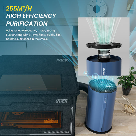 iKier D1 Air Purifier Cleaner For Laser Engraving Machine - Atomstack EU