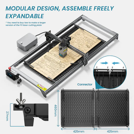iKier H1 Matrix Detachable Working Panel Set with Fixtures - Atomstack EU