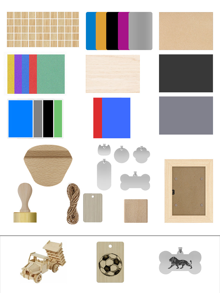 Atomstack Laser Material Packet (195 PCS) - Atomstack EU