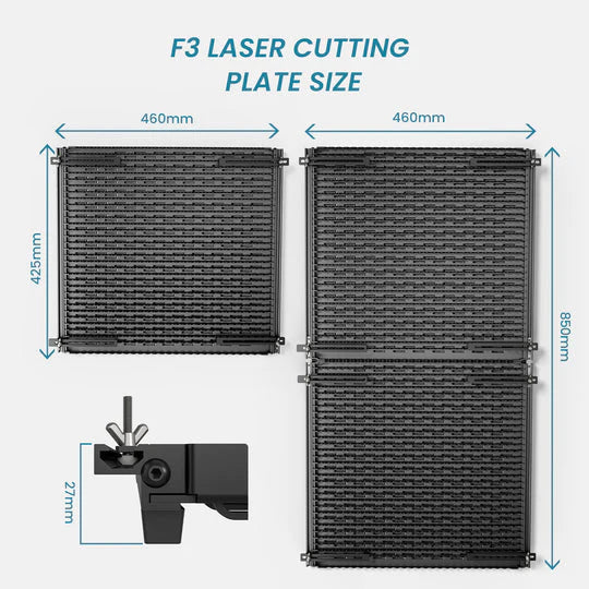 iKier H1 Matrix Detachable Working Panel Set with Fixtures - Atomstack EU
