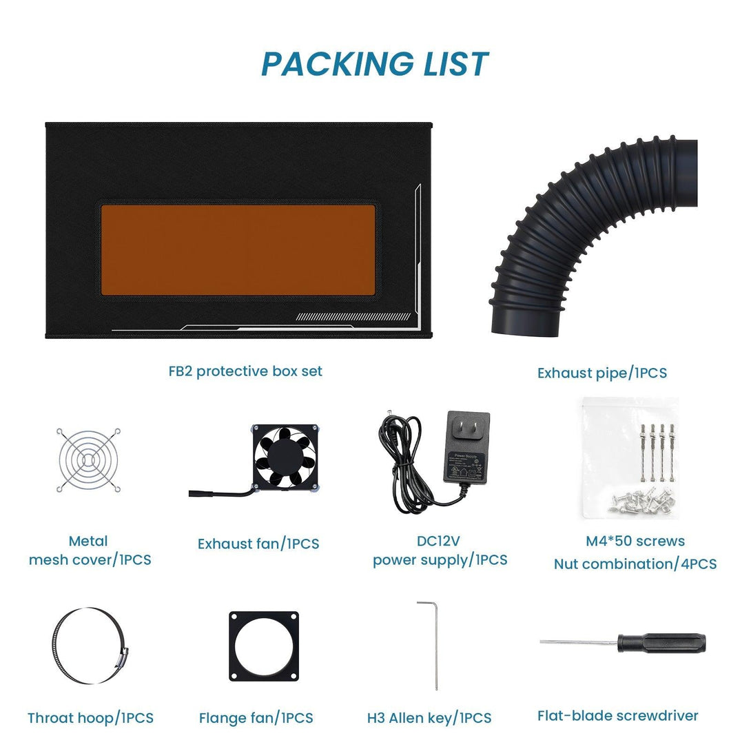 Atomstack FB2 Plus Enclosure Foldable Cover for All Brands Laser Engraver with Extension Kit - Atomstack EU