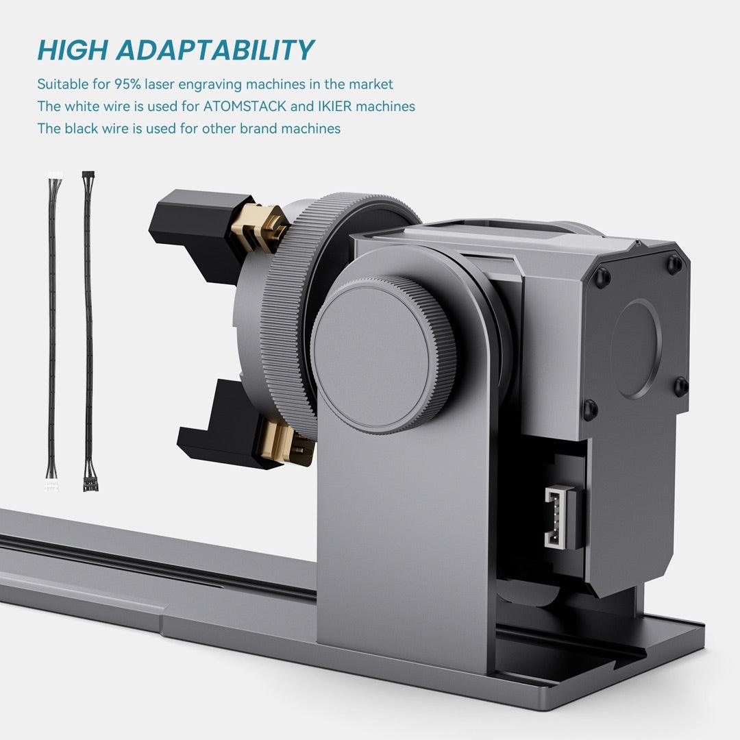 Atomstack R1 Multi-function Chuck Rotary for Laser Engraver - Atomstack EU