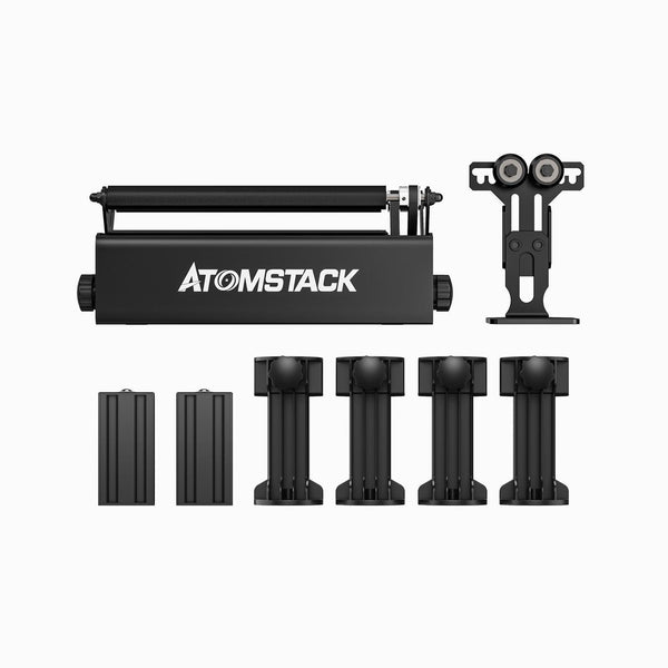 Atomstack R3 Pro Rotary Roller with Separable support module and Extension Towers - Atomstack EU